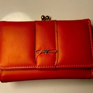 Wallet with coin purse in back